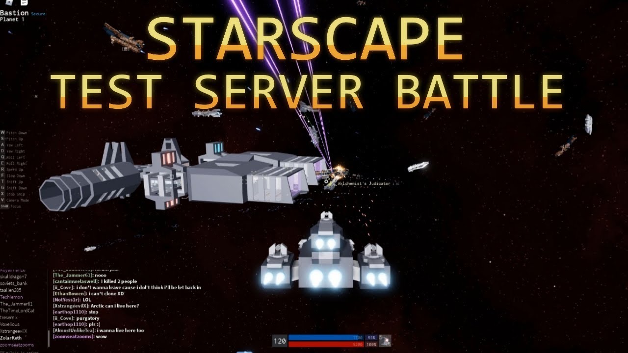 Starscape Test Server Battle Youtube - roblox starscape money glitch