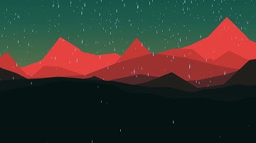 2D Procedural Background Generator with Weather Effects
