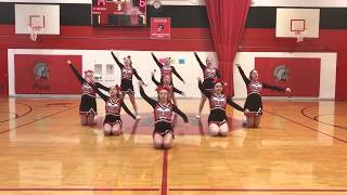 Brookpark Middle School Cheerleaders 2019 Basketball Halftime Routine