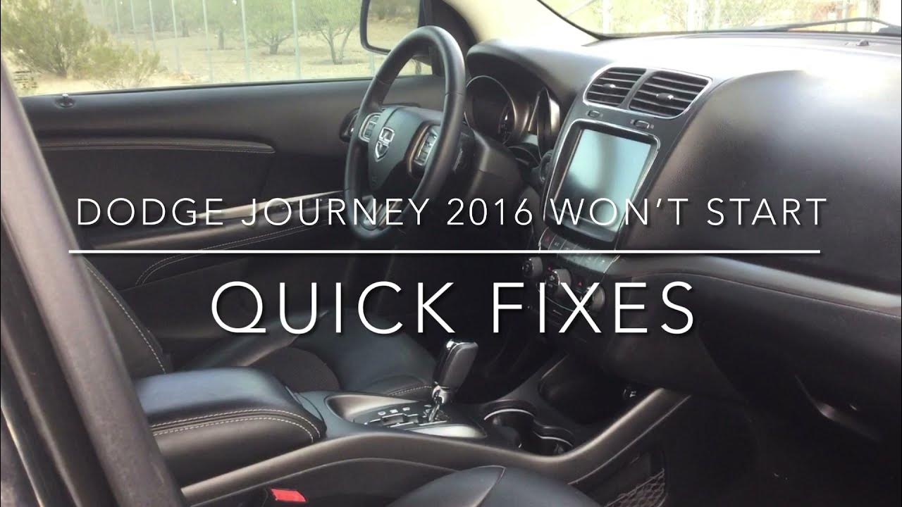 Dodge Journey 2016 Won’t Start Quick Tips YouTube