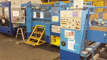 Ref 9968 Martin 924 Rapidset 4 colour casemaker with Rotary Diecutter