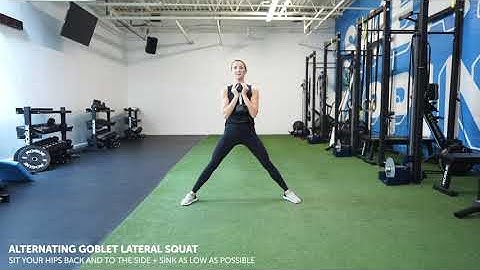 Alternating Goblet Lateral Squat