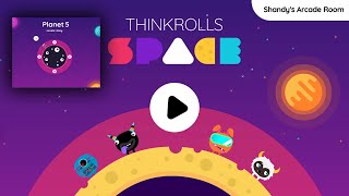 THINKROLLS Space - Planet 5 Gameplay ALL LEVELS on Easy | Android and iOS APK screenshot 2