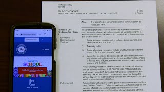 Secondary Student Cellphone Guidelines