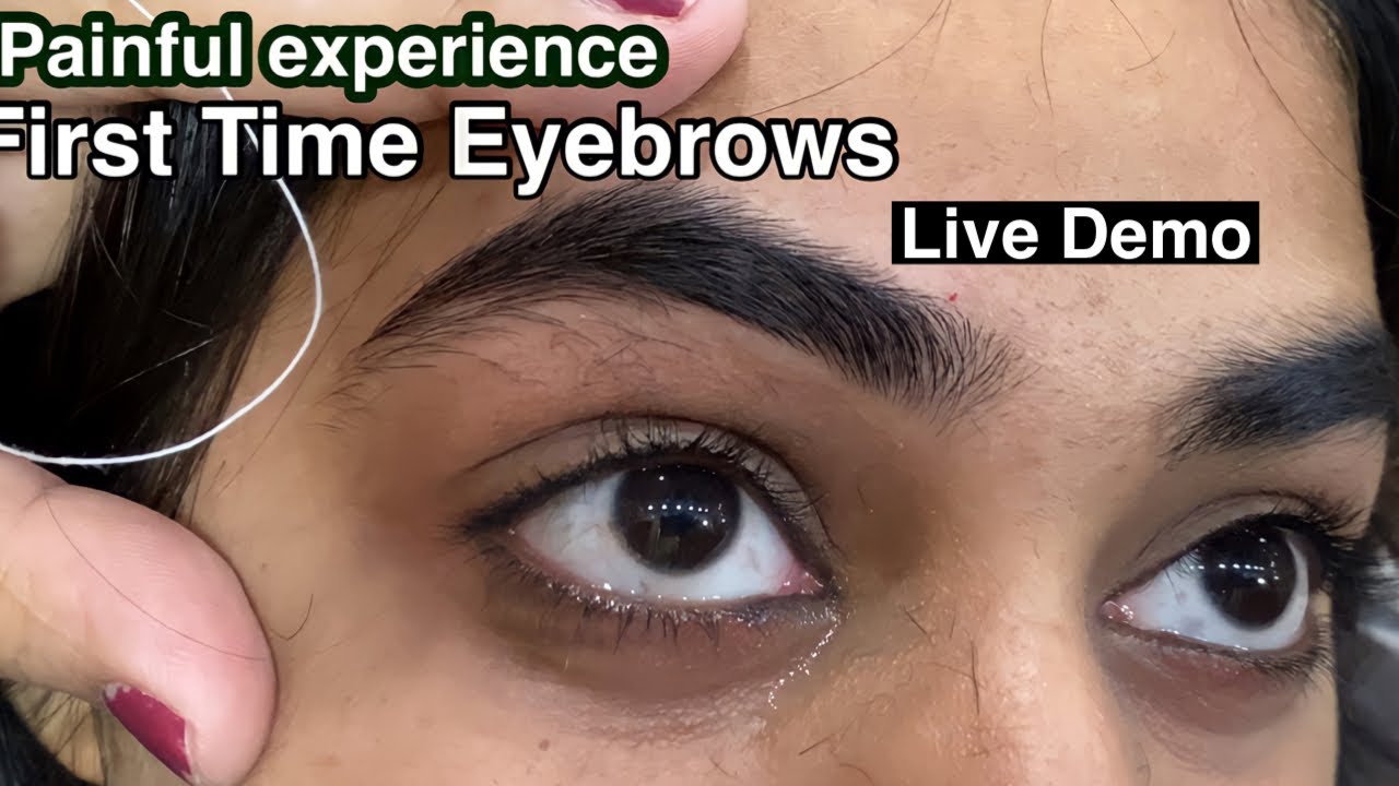 First Time Teenager Eyebrows Threading | Lashes Beauty Parlour