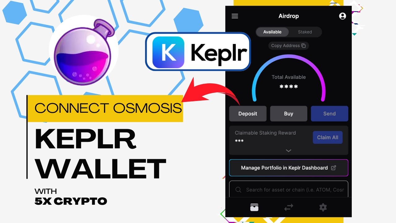 How To Connect Keplr Wallet With Osmosis | Step-By-Step - YouTube