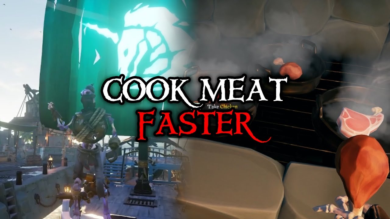 Cook Meat FASTER at Port Merrick | Sea of Thieves - YouTube