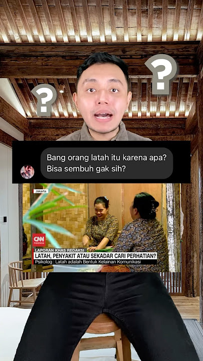 Orang LATAH karena apa? Bisa SEMBUH gak? #shorts