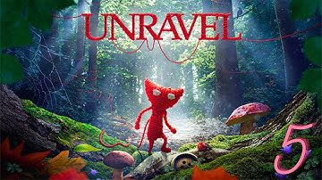 Unravel (live pc gameplay) Chapter 5: Off the Rails