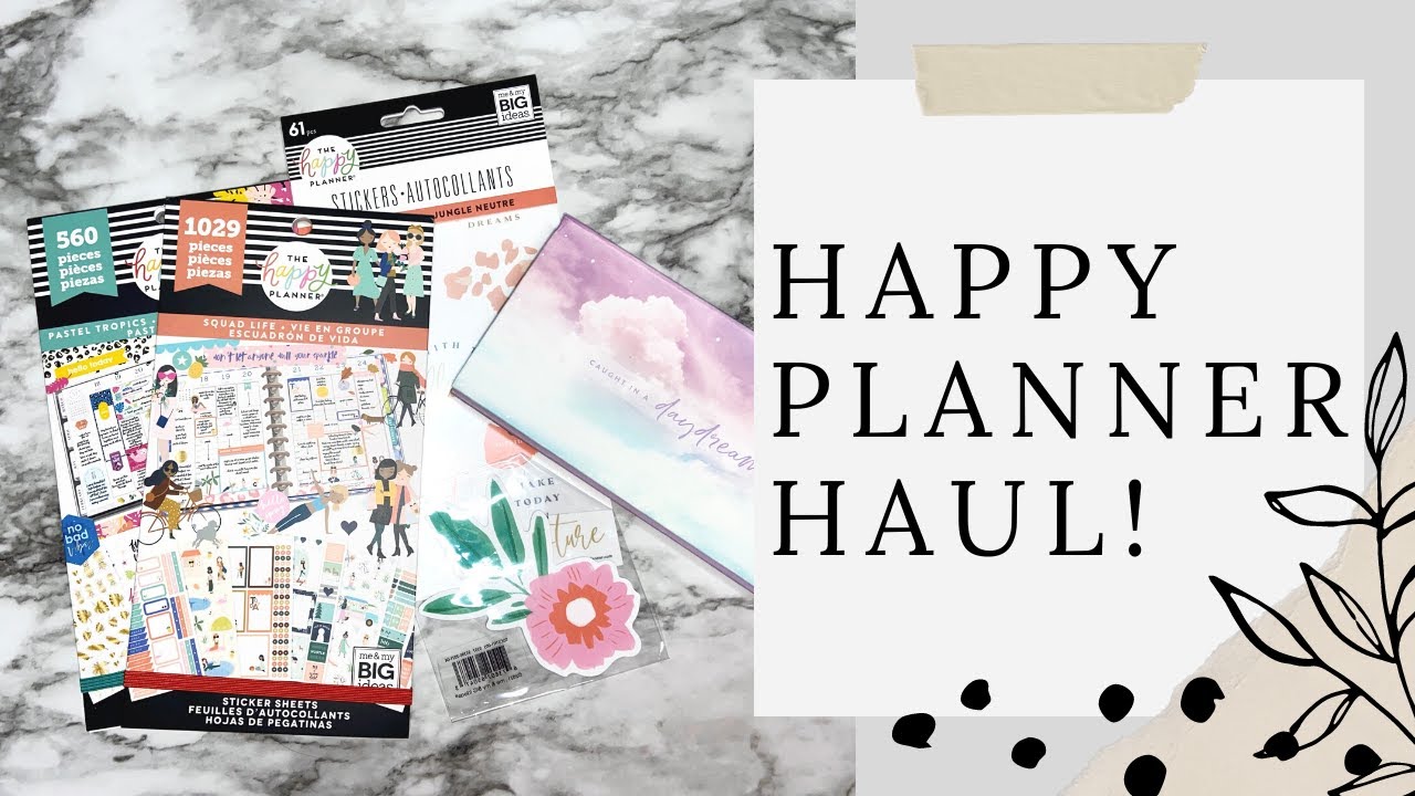 Happy Planner Haul!│EXCLUSIVE Kind Heart Brave Soul Sticky Note Set│PLANMAS DAY 17