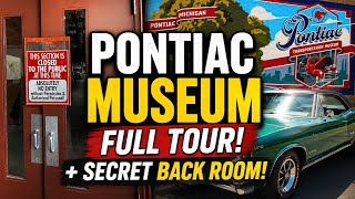 INSIDE THE PONTIAC MUSEUM! 🚗 Full Tour + SECRET BACK ROOM You’re Not Usually Allowed to See! Lawrence E Moon Pontiac