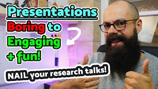 Deliver a KILLER research presentation! | PhD presentation skills and tips