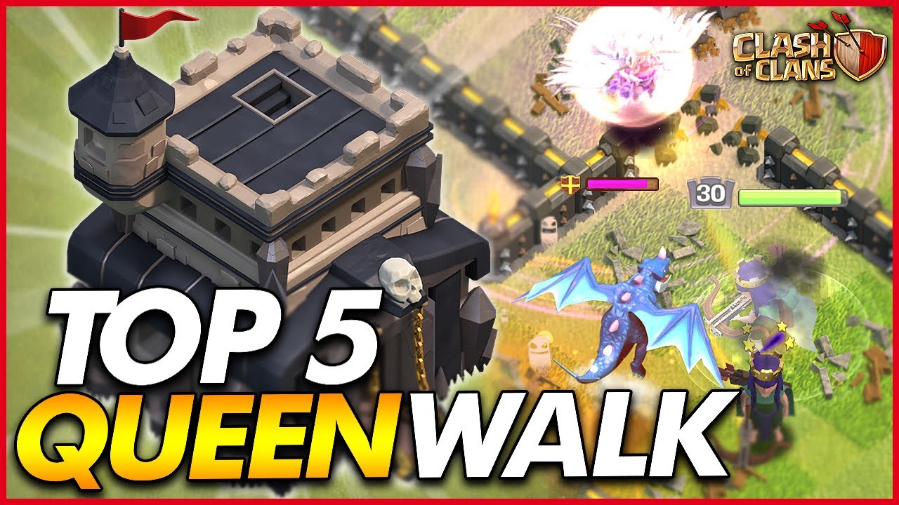 TOP 5 TH9 QUEEN WALK ATTACK STRATEGIES FOR 2022 Clash of Clans YouTube