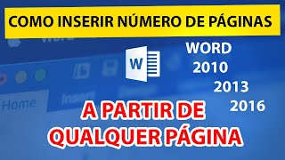 Como Numerar Paginas No Word Para Tcc passo A Passo  Windows E Mac