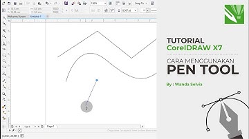 Tutorial CorelDRAW X7 | Cara Menggunakan Pen Tool (Part 1)