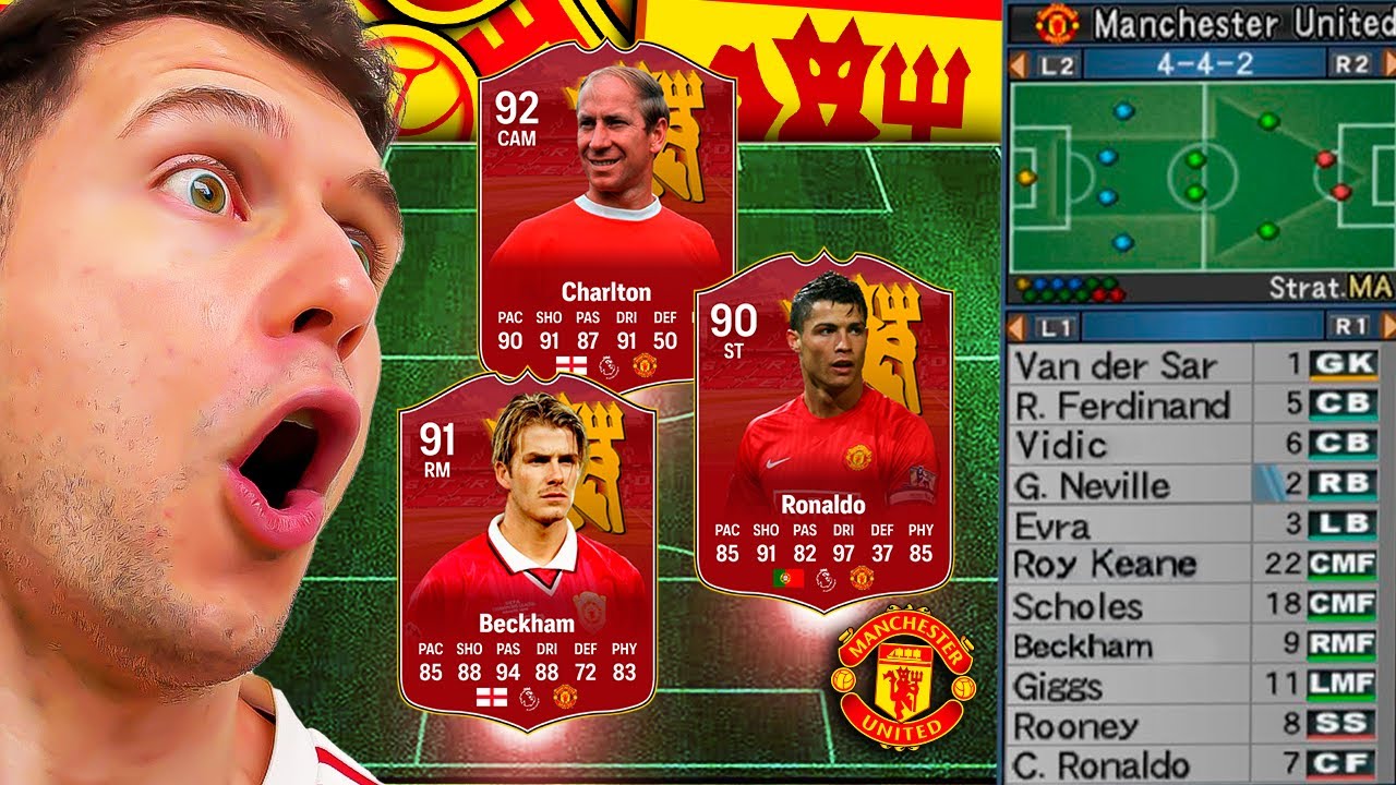 MONTEI O LENDÁRIO MANCHESTER UNITED E JOGUEI A WL 🔥🔥 O TIME FICOU INSANO 🔥 EA FC 25 ULTIMATE TEAM BR