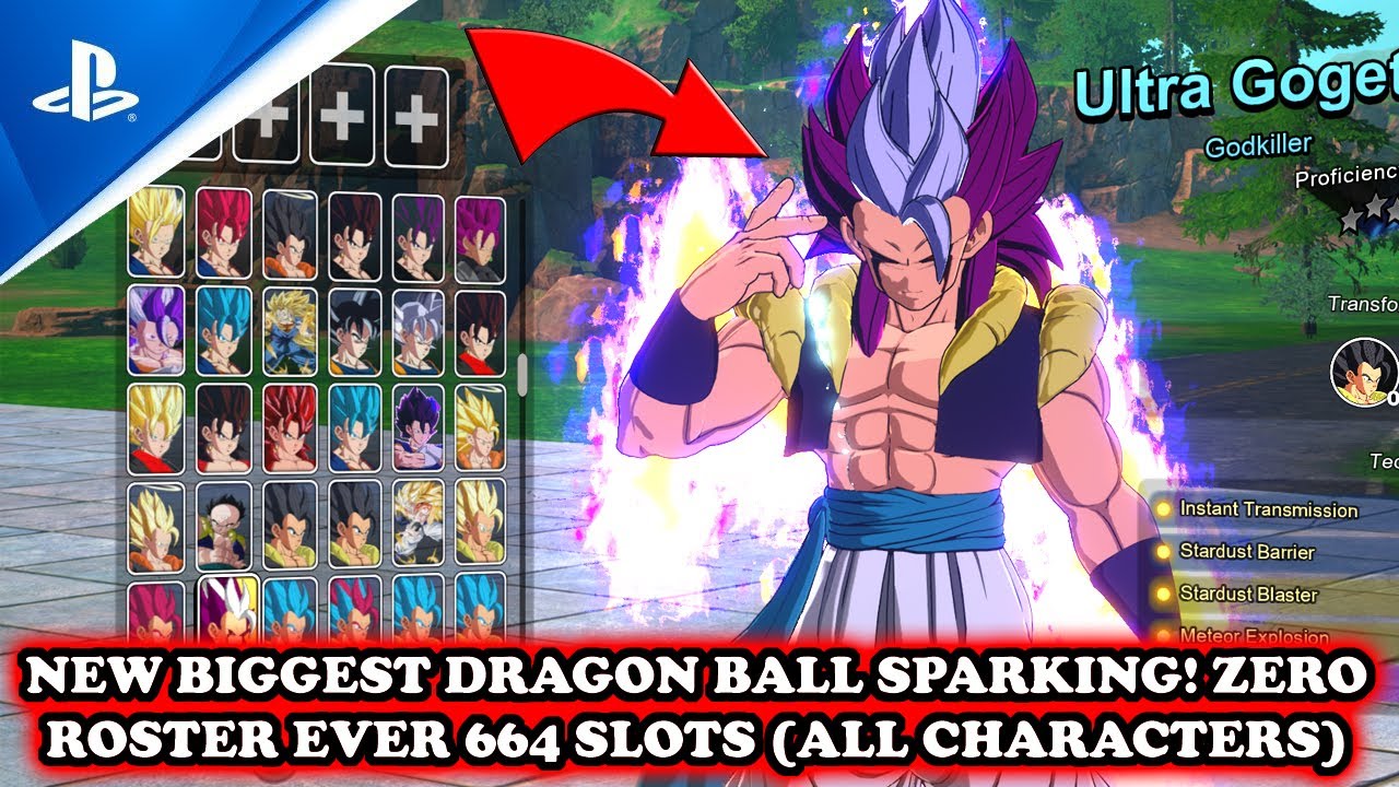 664 Slots* BIGGEST Sparking! Zero 2025 Roster Ever (All Characters