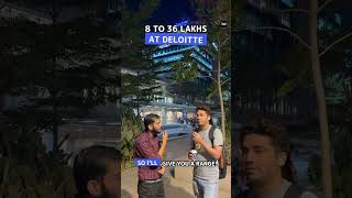 Deloitte consultant salary: 'anywhere between 8 to 36 lakhs'