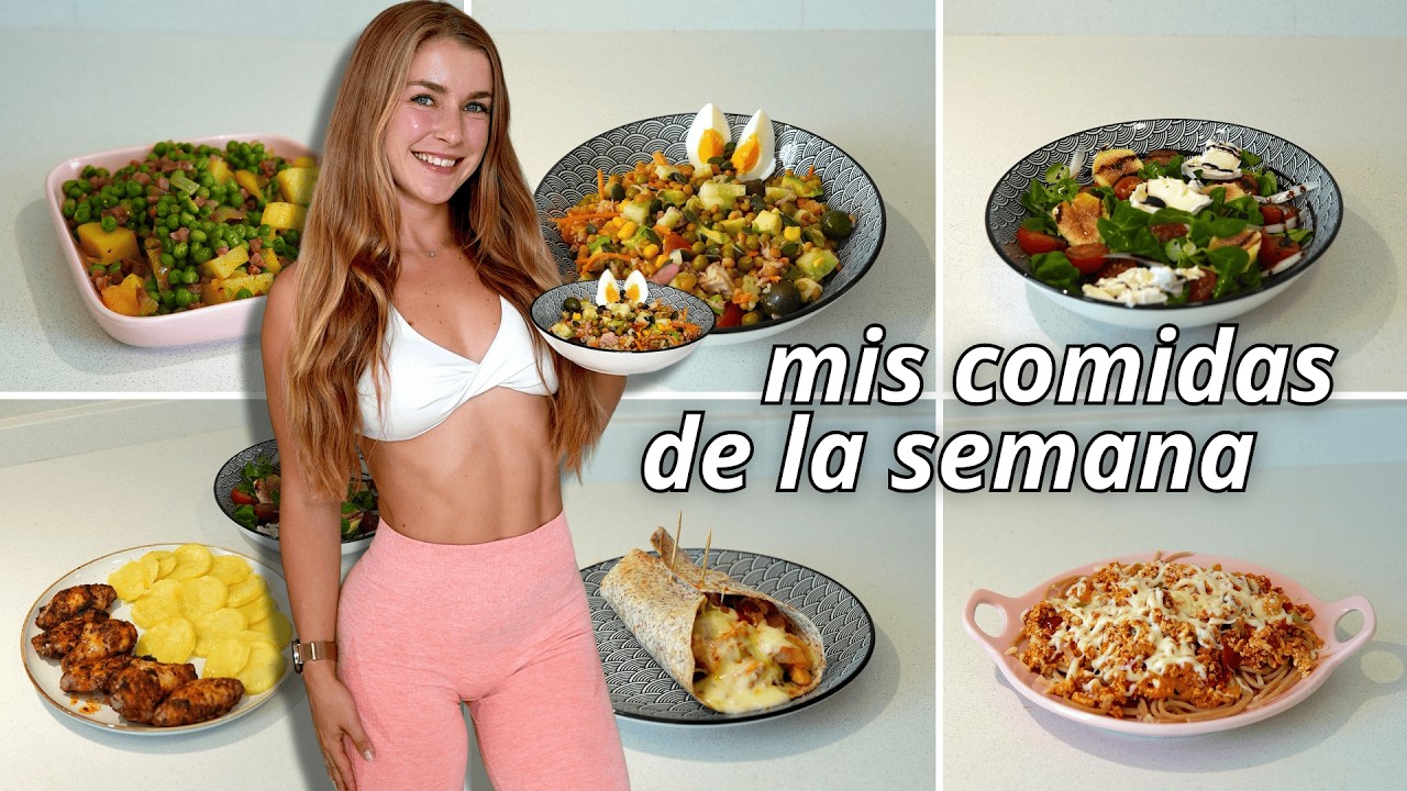 7 Comidas Altas en Proteína 💪🏻 mi DIETA de la SEMANA para Perder Grasa y Ganar Músculo