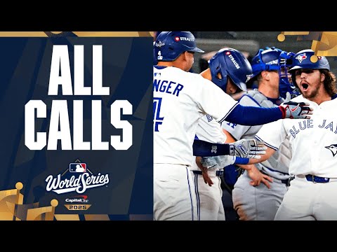 ALL CALLS of Addison Barger's EPIC grand slam for the Blue Jays in  the 2025 World Series (Gane 1)!