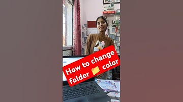 "How to change folder color  unique! 💻"#computer #windows #desktopcustomization #shorts #reels #shot