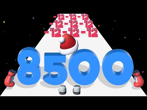 NUMBER RUN 3D - Number Master 3D (NOOB vs PRO vs HACKER) All Levels