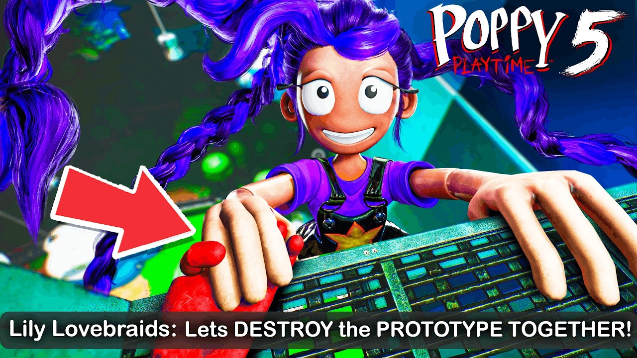 LILY LOVEBRAIDS FIGHTS the PROTOTYPE if you SAVE HER! (New Poppy Playtime Chapter 5 END)