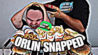 ORLIN DRAGGING NO NECK NICK WITH FOOD😂🍟 🍔🌭🥑😭💀 #orlin #fight #compliation 