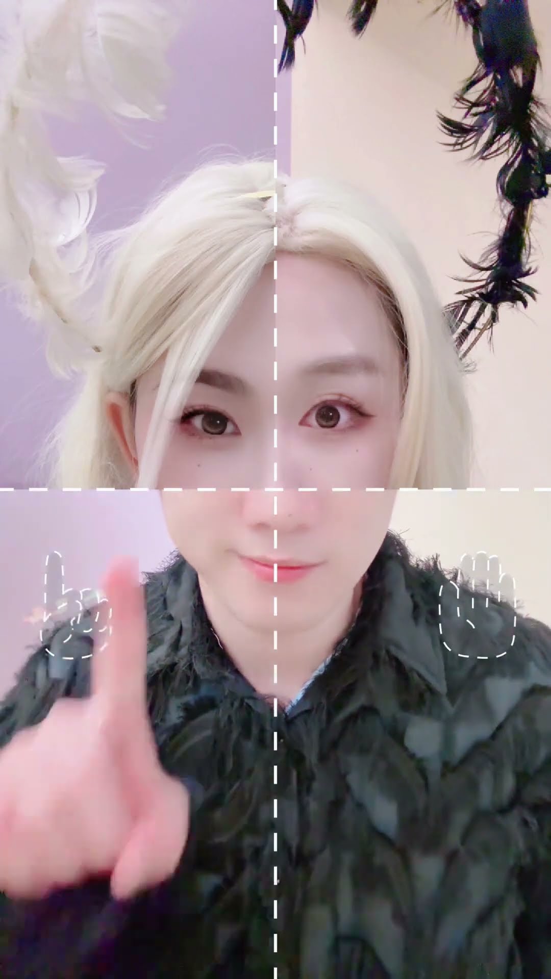 Let’s take a photo with the angels #clown #angel