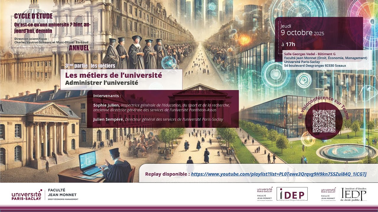 8.2. Les métiers – Financer l’université – Frédéric Forest