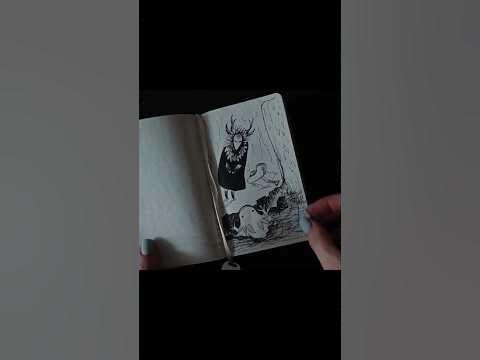 День 18 Седло для дракона SADDLE #inktober2023 #inktober - YouTube