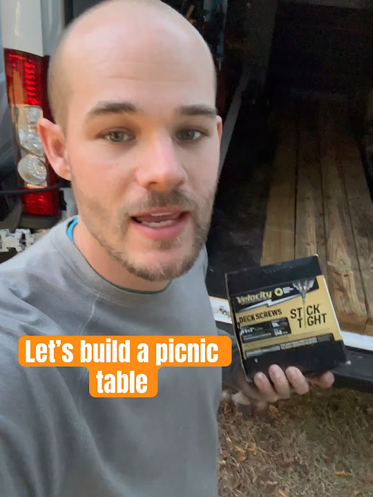 Picnic Table Build Timelapse YouTube
