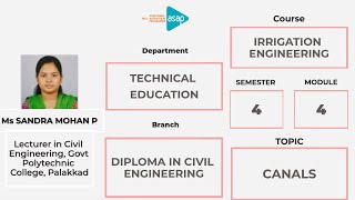 ASAP Polytechnic Session 38 | 𝐂𝐢𝐯𝐢𝐥 | 𝐒𝟒 | 𝐈𝐫𝐫𝐢𝐠𝐚𝐭𝐢𝐨𝐧 𝐄𝐧𝐠𝐢𝐧𝐞𝐞𝐫𝐢𝐧𝐠: 𝐂𝐚𝐧𝐚𝐥𝐬 𝐛𝐲 𝐌𝐬 𝐒𝐚𝐧𝐝𝐫𝐚 𝐌𝐨𝐡𝐚𝐧 𝐏