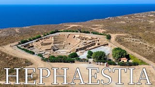 Hephaestia, Island Lemnos, Greece - Archeological Site | Antiquity | by drone [4K]. #lemnos 