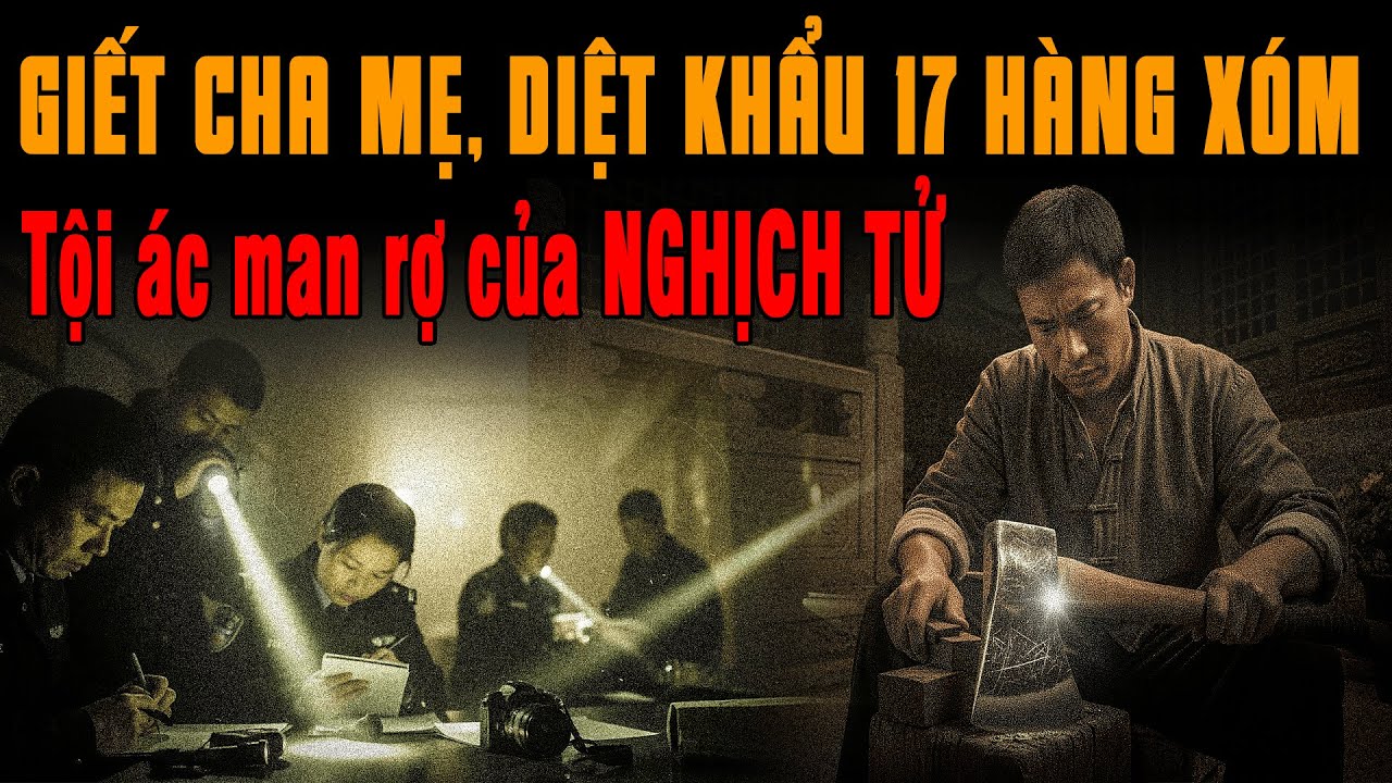 🔔 Kỳ Án Trung Quốc Giết cha mẹ diệt khẩu 17 HÀNG XÓM: Tội ác man rợ của NGHỊCH TỬ