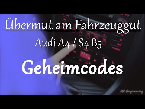 ML-Engineering | Audi A4/S4 B5 Geheimmenü Klimacodes Hidden Menue