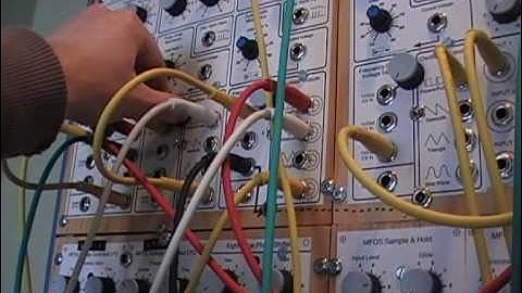 Drone + Klee sequence: Modular concert/jam 090418