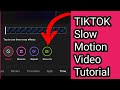 Tiktok Par Slowmotion Video Kaise Banaye || How To Make Slow-Fast Motion Video on Tiktok || 2021