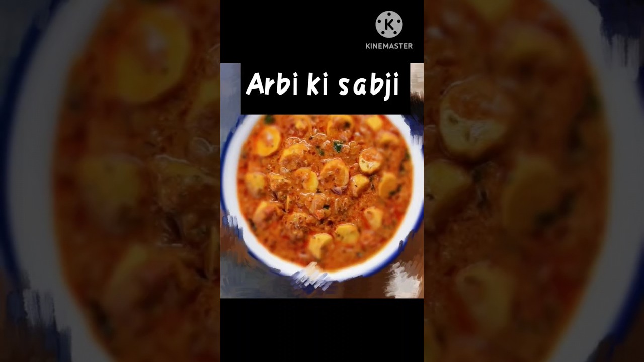 Arbi ki sabji - YouTube