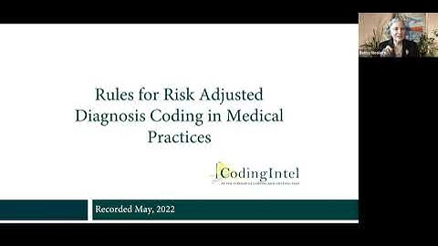 Rules for risk adjusted diagnosis coding in medical practices