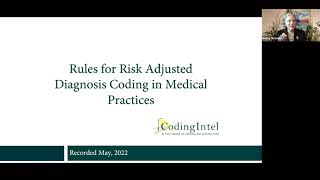 Rules for risk adjusted diagnosis coding in medical practices