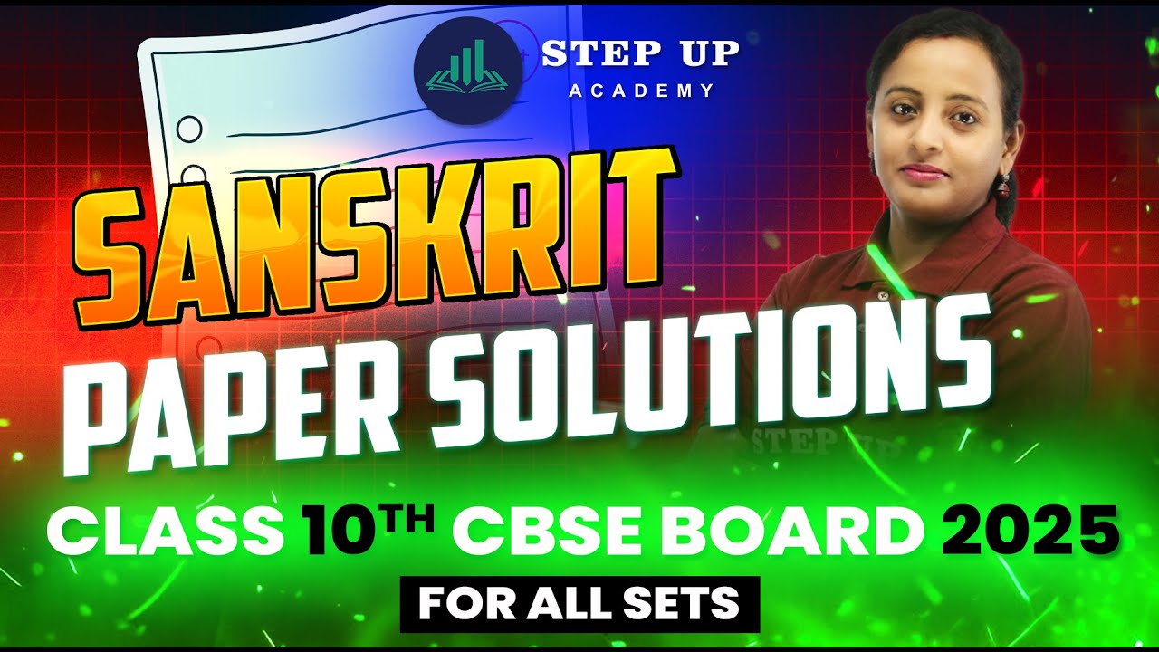 Class 10 CBSE Sanskrit Paper Solution | Full Solution for Board Exam ...