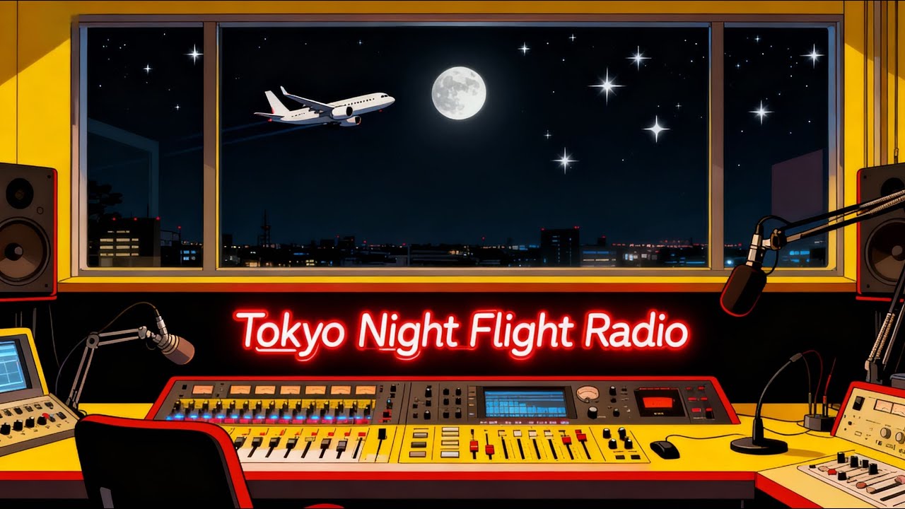 # 144 Tokyo Night Flight Radio | Lo-fi World Fusion Grooves | Cross-Cultural Soundscape