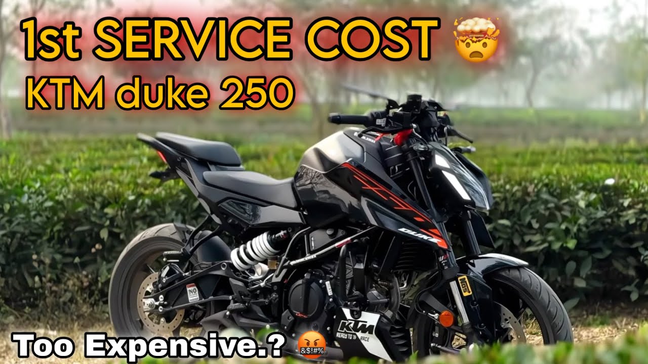 KTM Duke 250 First Service 😳 | Eshtu Bill Bandide Guru?!