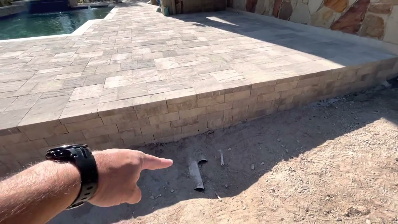 Custom Pool Deck with Pavers