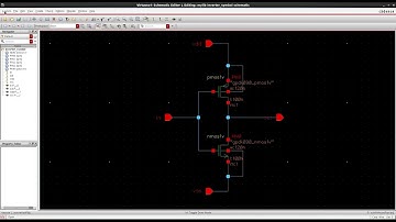 CMOS Inverter using Cadence Virtuoso – Part 2: Symbol Creation after Schematic Design and Simulation