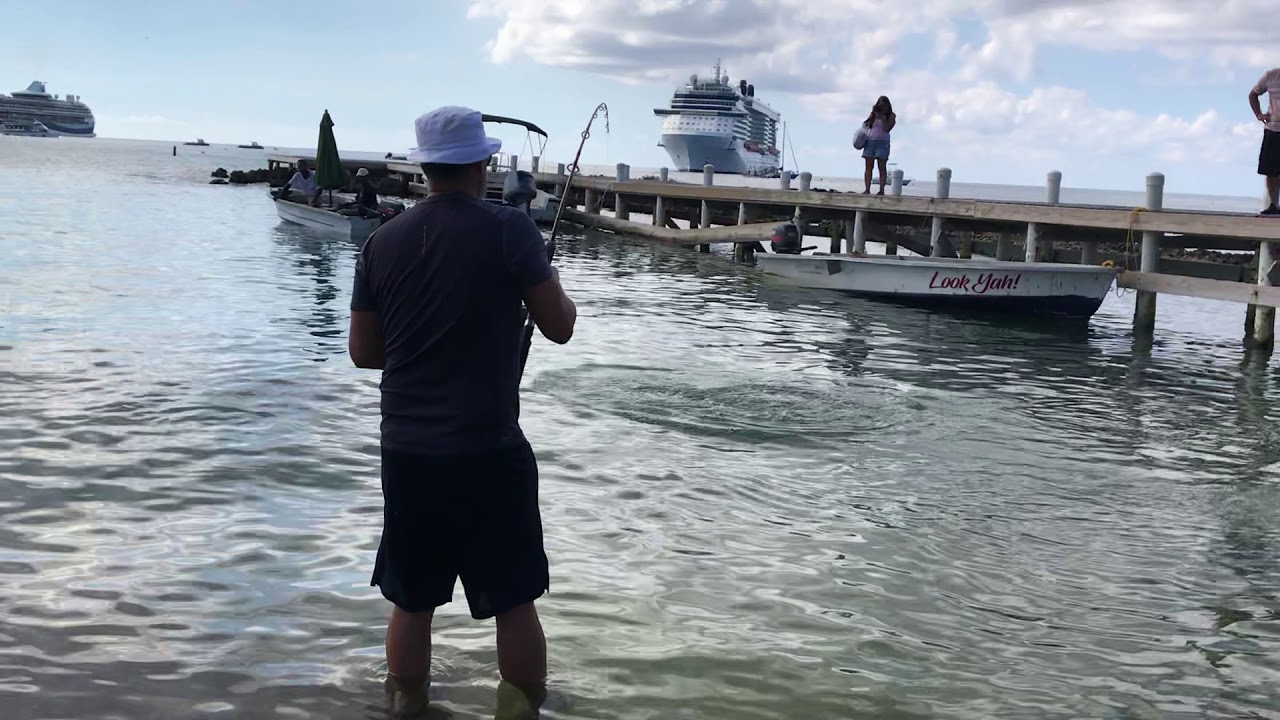Tarpon release Lobster Pot, Grand Cayman YouTube
