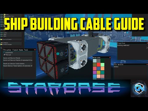 Starbase Beginner Guide: Starbase Ship Builder - How to Build Beams and Cables!
