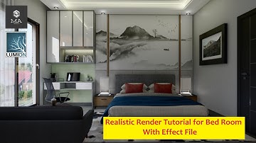 Lumion Tutorial for Interior Render for Bed Room |Lumion 10|