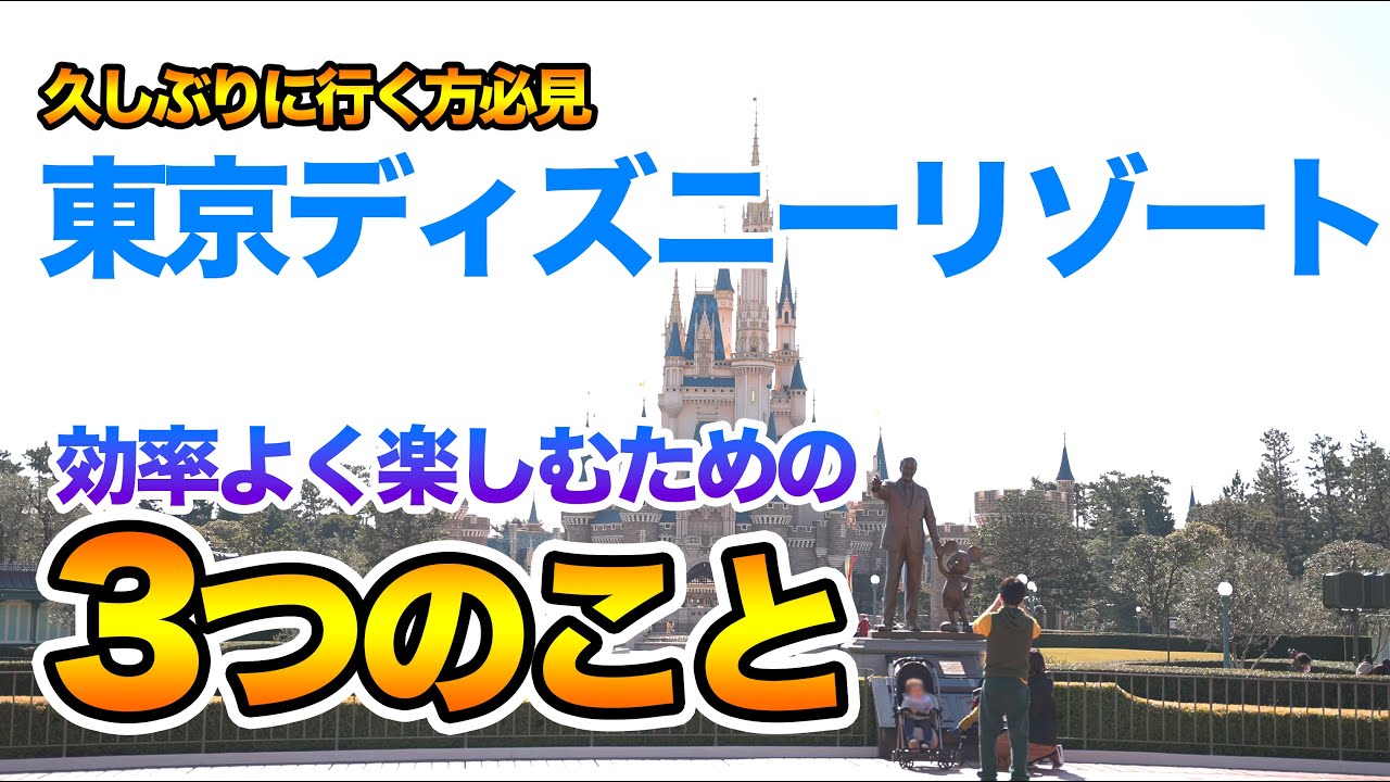 東京ディズニーリゾート 効率よく楽しむための3つの事 Youtube